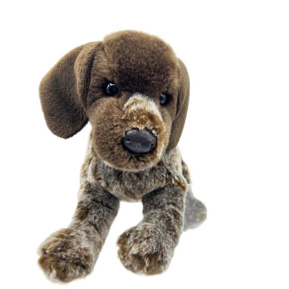 Douglas German Pointer Realistic Plush Dog Puppy Stuffed Animal Toy Bed Decor - Picture 2 of 12
